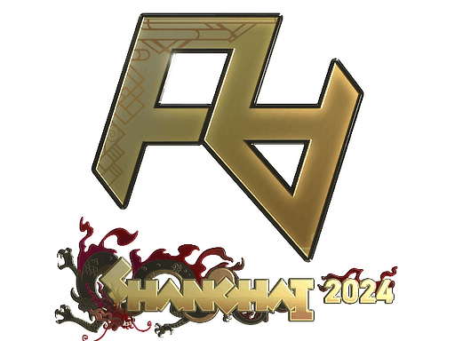 Sticker | Rare Atom (Gold) | Shanghai 2024