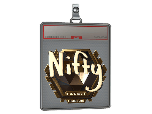Sticker Slab | Nifty (Gold) | London 2018