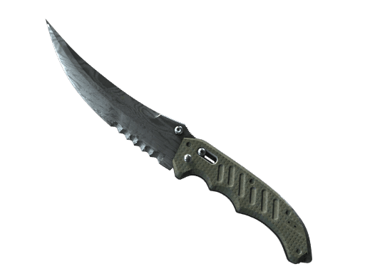 ★ Flip Knife | Damascus Steel - Field-Tested
