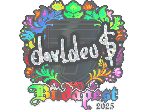 Sticker | dav1deuS (Holo) | Budapest 2025