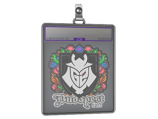 Sticker Slab | G2 esports (Embroidered) | Budapest 2025