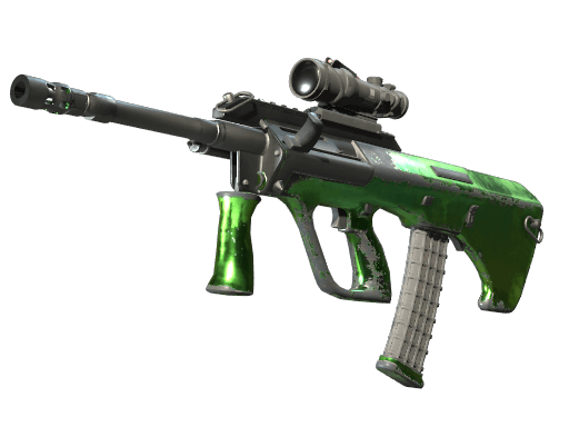 AUG | Carved Jade - Field-Tested