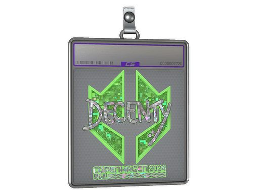 Sticker Slab | decenty (Glitter) | Copenhagen 2024