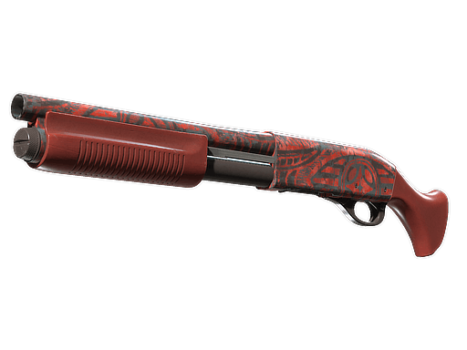 Sawed-Off | Crimson Batik - Field-Tested