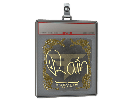 Sticker Slab | rain (Gold) | Austin 2025