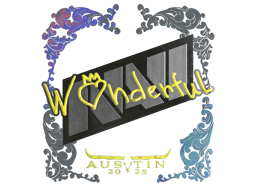 Sticker | w0nderful (Holo) | Austin 2025