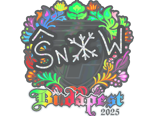 Sticker | snow (Holo) | Budapest 2025