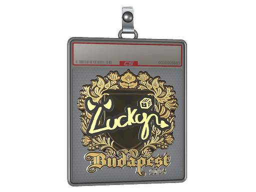 Sticker Slab | Lucky (Gold) | Budapest 2025