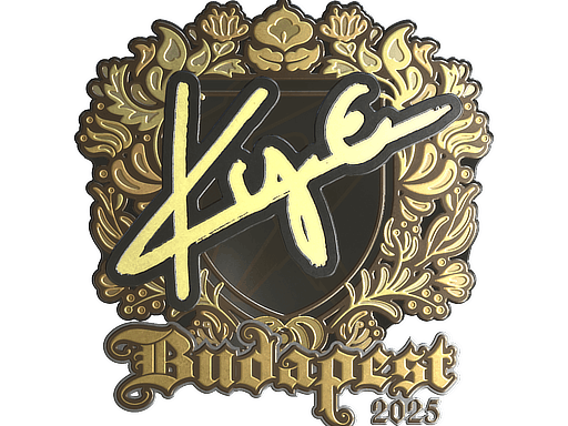 Sticker | kye (Gold) | Budapest 2025