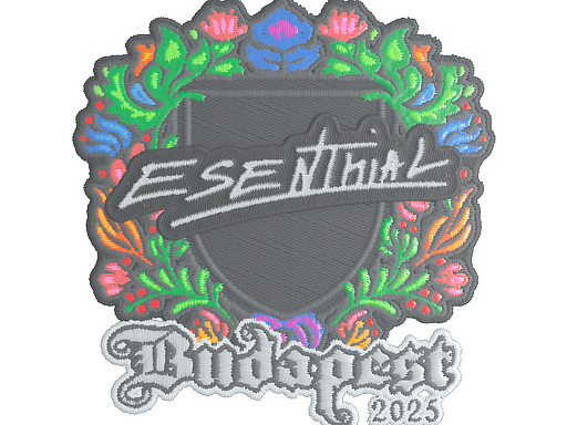 Sticker | esenthial (Embroidered) | Budapest 2025