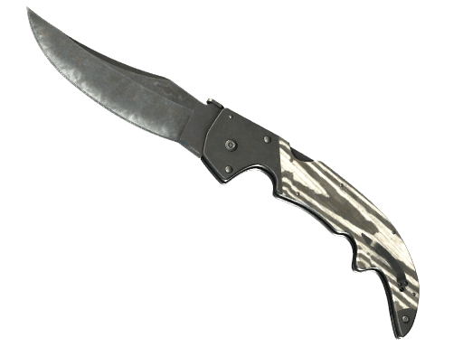 ★ Falchion Knife | Black Laminate - Field-Tested