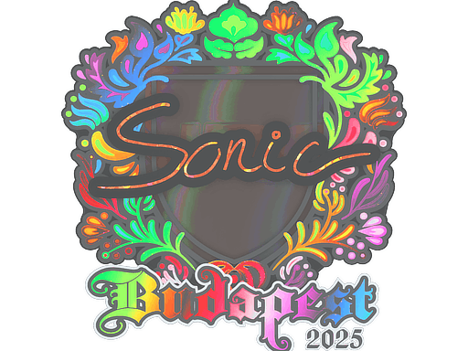 Sticker | Sonic (Holo) | Budapest 2025