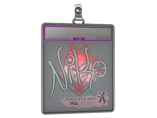 Sticker Slab | NiKo (Holo) | Antwerp 2022