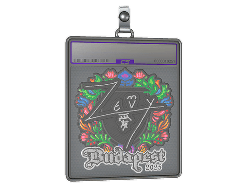 Sticker Slab | zevy (Embroidered) | Budapest 2025