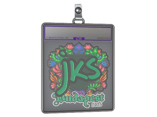 Sticker Slab | jks (Embroidered) | Budapest 2025