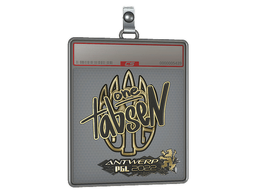 Sticker Slab | tabseN (Gold) | Antwerp 2022