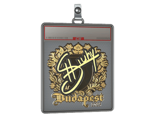 Sticker Slab | siuhy (Gold) | Budapest 2025