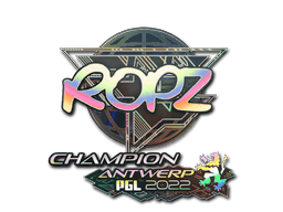 Sticker | ropz (Holo, Champion) | Antwerp 2022