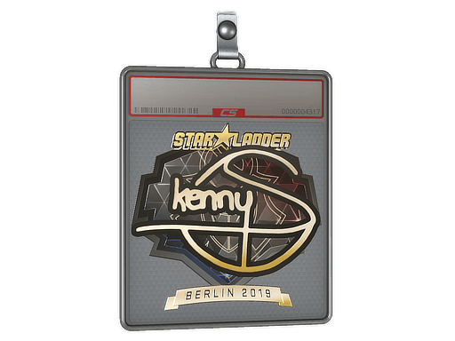 Sticker Slab | kennyS (Gold) | Berlin 2019