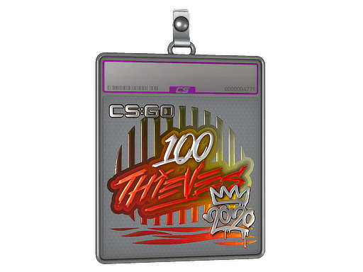 Sticker Slab | 100 Thieves (Foil) | 2020 RMR