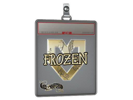 Sticker Slab | frozen (Gold) | Paris 2023