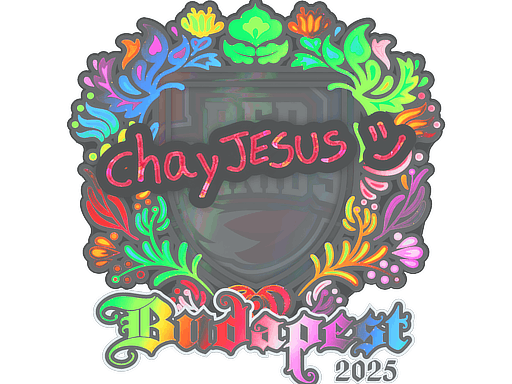 Sticker | chayJESUS (Holo) | Budapest 2025