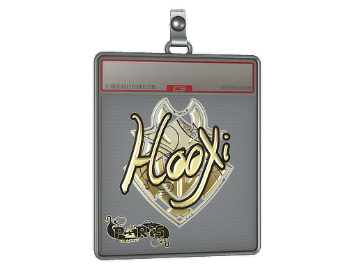 Sticker Slab | HooXi (Gold) | Paris 2023