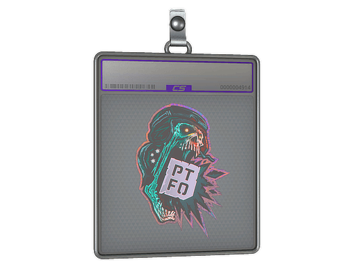 Sticker Slab | PTFO (Holo)
