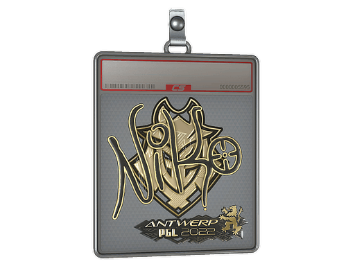 Sticker Slab | NiKo (Gold) | Antwerp 2022