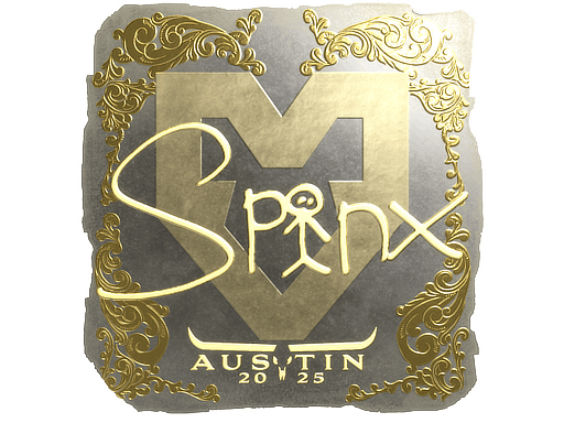 Sticker | Spinx (Gold) | Austin 2025