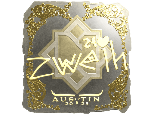 Sticker | zweih (Gold) | Austin 2025
