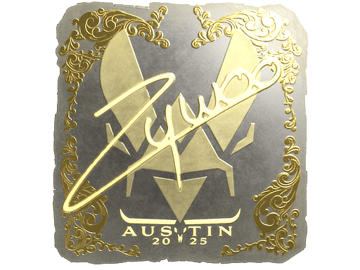 Sticker | ZywOo (Gold) | Austin 2025