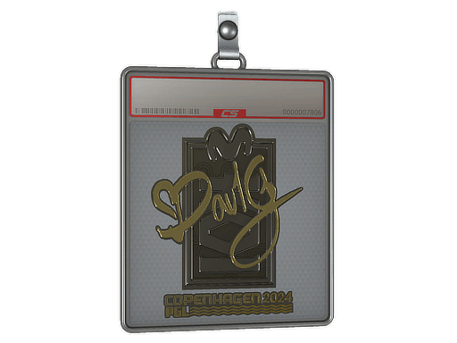 Sticker Slab | dav1g (Gold) | Copenhagen 2024