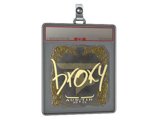 Sticker Slab | broky (Gold) | Austin 2025