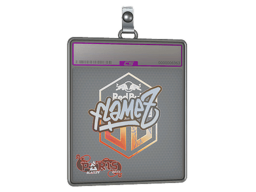 Sticker Slab | FlameZ (Holo) | Paris 2023