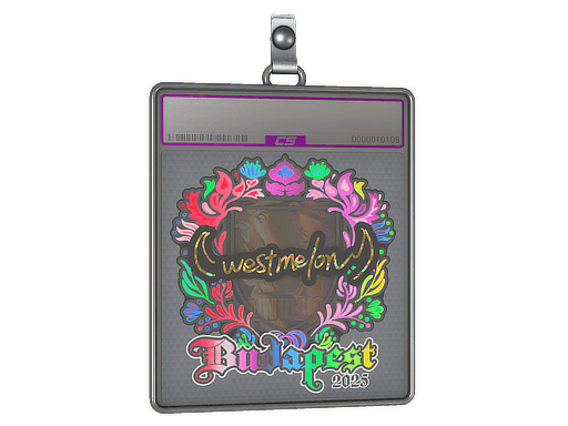 Sticker Slab | westmelon (Holo) | Budapest 2025