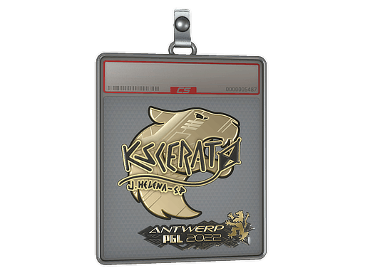 Sticker Slab | KSCERATO (Gold) | Antwerp 2022