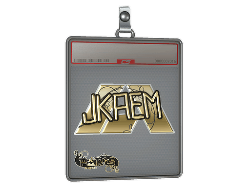Sticker Slab | jkaem (Gold) | Paris 2023