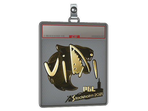 Sticker Slab | VINI (Gold) | Stockholm 2021