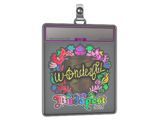 Sticker Slab | w0nderful (Holo) | Budapest 2025