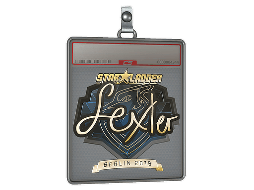 Sticker Slab | dexter (Gold) | Berlin 2019