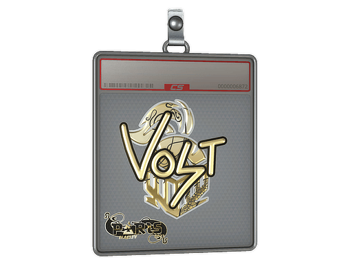 Sticker Slab | volt (Gold) | Paris 2023