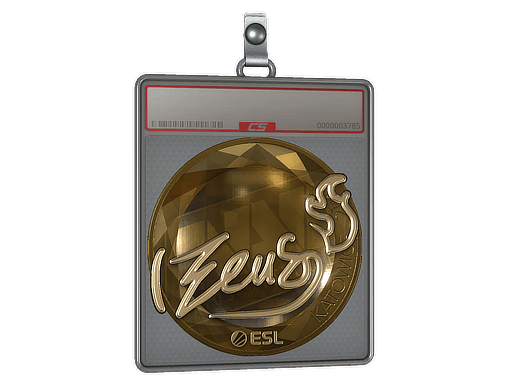 Sticker Slab | Zeus (Gold) | Katowice 2019