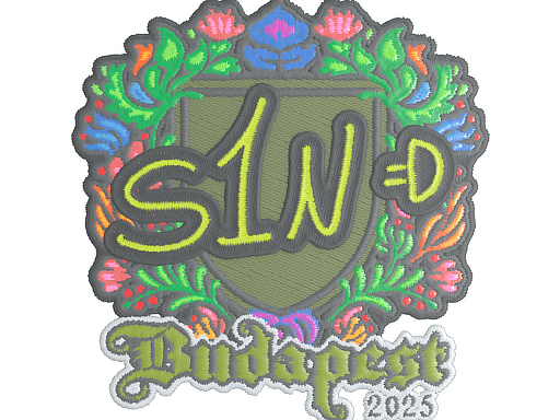Sticker | s1n (Embroidered) | Budapest 2025