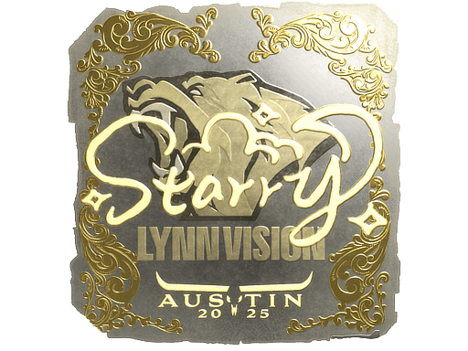 Sticker | Starry (Gold) | Austin 2025