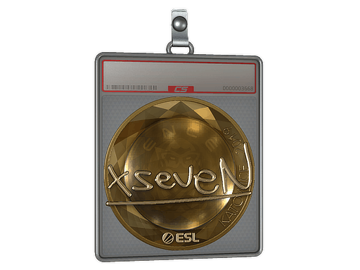 Sticker Slab | xseveN (Gold) | Katowice 2019