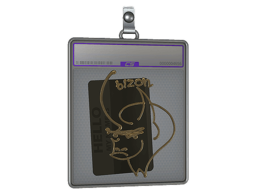 Sticker Slab | Hello PP-Bizon (Gold)