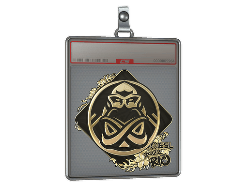 Sticker Slab | ENCE (Gold) | Rio 2022