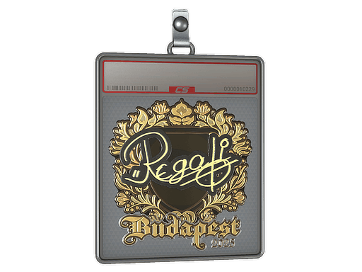 Sticker Slab | regali (Gold) | Budapest 2025