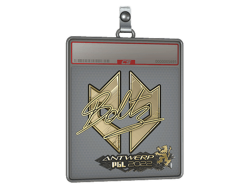 Sticker Slab | boltz (Gold) | Antwerp 2022